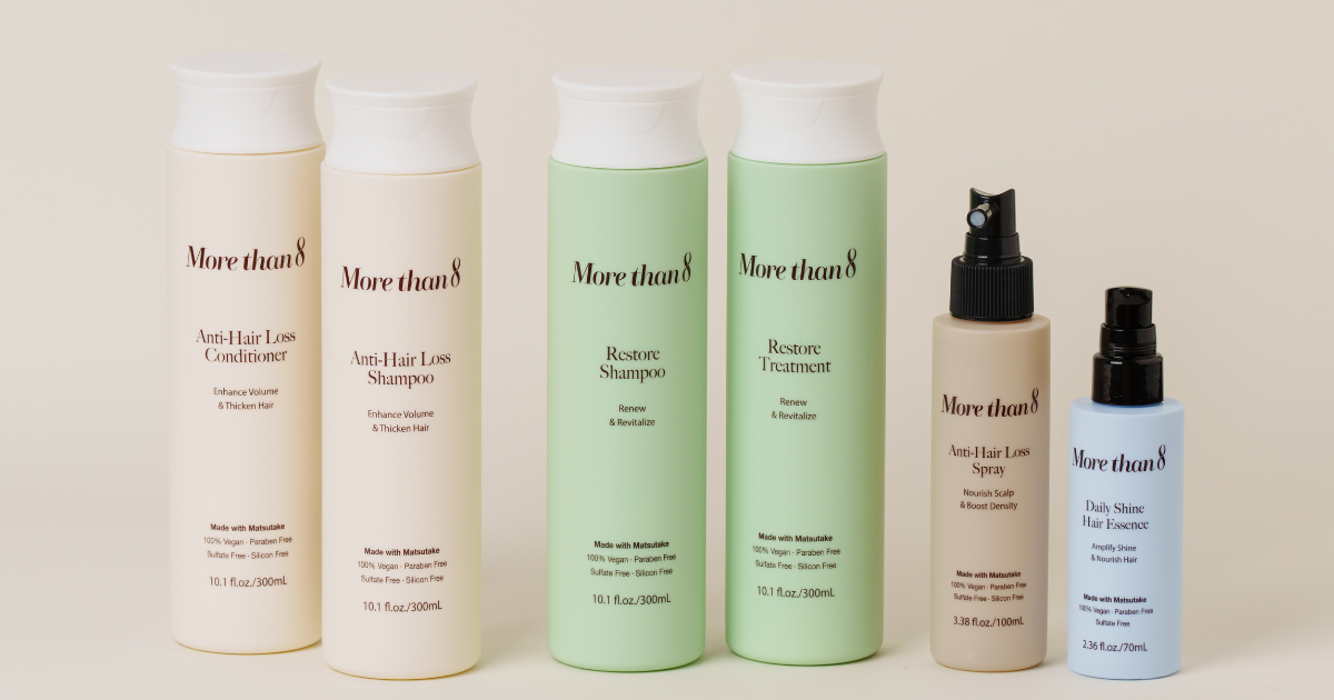 Morethan8 Expands Hair Care Line with New Vegan Certified Formulas